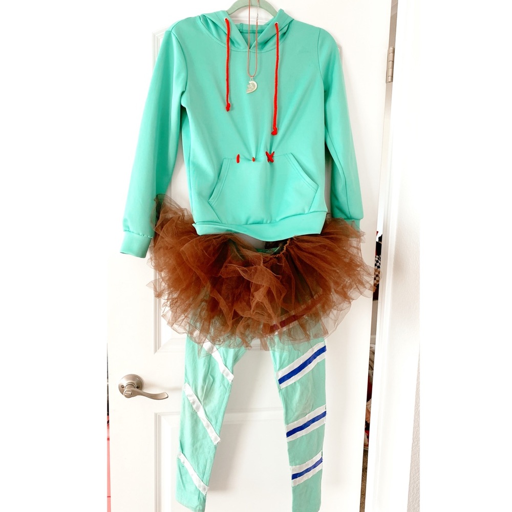 Vanellope wreck it Ralph girls diy costume